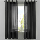 Schwarz / HxB 175x140 cm