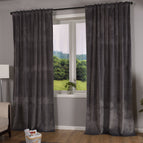 Grau / 2 Stück HxB 280x135 cm