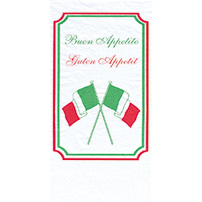 Zellteller 40x40 mm, 2-lagig - Buon Appetito Design | Packung (300 Servietten)
