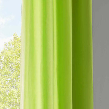 1er Set Vorhänge Schal Ösen »Berlin« Microsatin Lichtdurchlässig Uni Matt 20405N