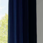 Dunkelblau / HxB 145x140 cm