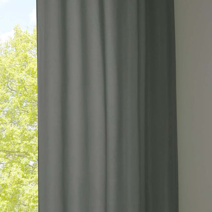 1er Set Vorhänge Schal Ösen »Berlin« Microsatin Lichtdurchlässig Uni Matt 20405N