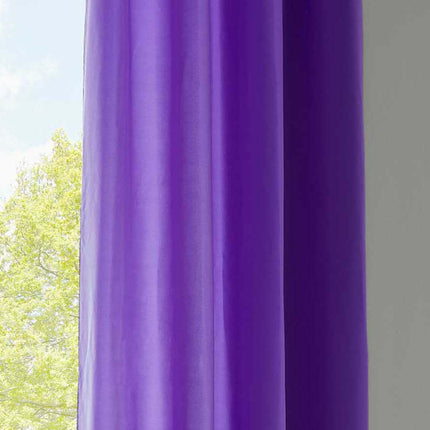 1er Set Vorhänge Schal Ösen »Berlin« Microsatin Lichtdurchlässig Uni Matt 20405N