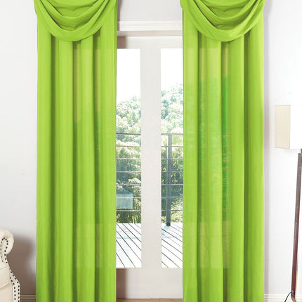 Vorhang Set Schal Ösen Microsatin Segeltuch Querbehang lichtdurchlässig Deko Wohnzimmer 20405S4