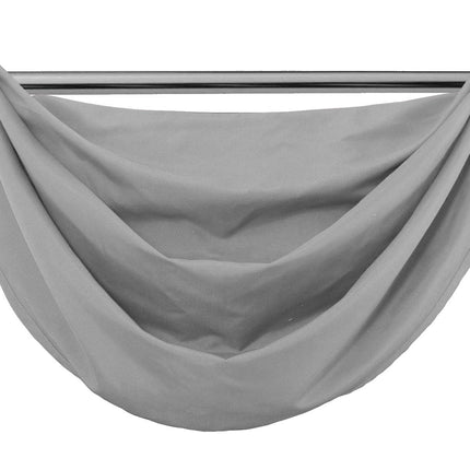 Vorhang Set Schal Ösen Microsatin Segeltuch Querbehang lichtdurchlässig Deko Wohnzimmer 20405S4