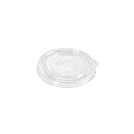 Deckel Karton Ronda SHORT rPET Transparent 240/360 ml  Transparent rPET 102x95x11 | Packung (25 Stück)