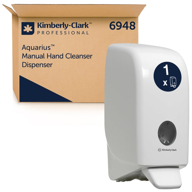 Aquarius™ Spender für Waschlotionen - Kassette / Weiß / 1 Ltr