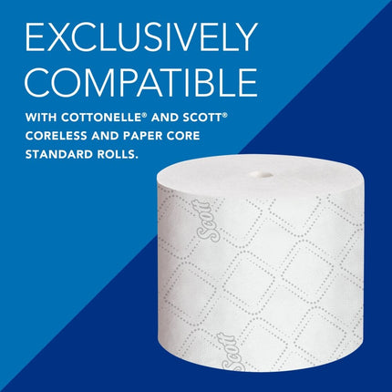 Kimberly-Clark Professional™ Toilet Tissue Spender - Coreless / Weiß - 1 Dispenser | Karton (1 Spender)