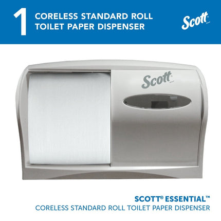 Kimberly-Clark Professional™ Toilet Tissue Spender - Coreless / Weiß - 1 Dispenser | Karton (1 Spender)