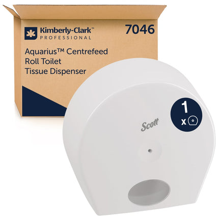 Scott® Control™ Toilet Tissue Spender - Zentralentnahme  / Weiß /Jumbo - 1 Dispenser | Karton (1 Spender)