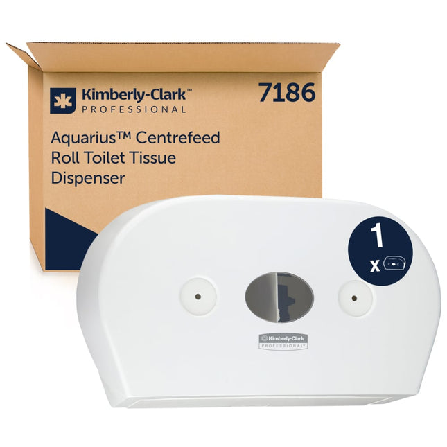 Aquarius™ Toilet Tissue Spender - Zentralentnahme  / Weiß /Jumbo -