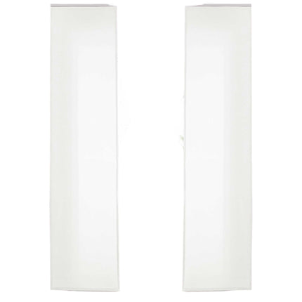 2er Pack Flächenvorhänge Schiebegardinen »PALERMO«  komplett Set Cationic blickdicht Leinen Optik natura seidenmatt Landhaus Stil 204411-2