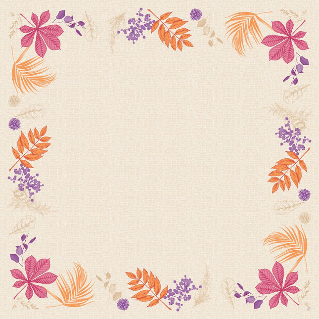 Dunicel Mitteldecke 84x84 cm - Bright Autumn Design | Packung (20 Stück)
