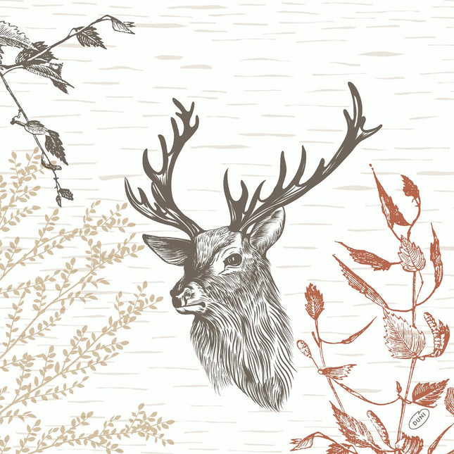 Klassik Servietten 40x40 cm, Holz & Hirsch Design | Packung (50 Servietten)