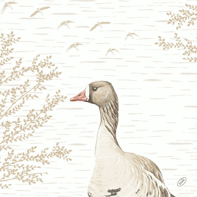 Bio-Dunisoft Servietten 40x40 cm aus Holz und Gans | Packung (60 Servietten)