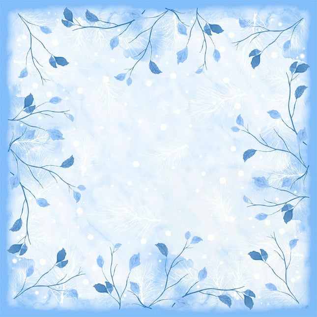 Dunicel Mitteldecke 84x84 cm Frosted Winter | Packung (20 Stück)