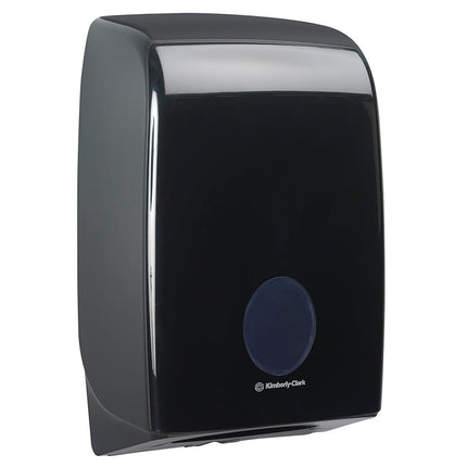 Aquarius™ Spender für gefaltete Handtücher - Interfold / Schwarz - 1 Dispenser | Karton (1 Spender)