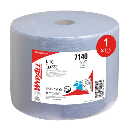 WypAll® L10 EXTRA Wischtücher - Großrolle / Blau - 1 Roll  x 1500 Sheets | Karton (1 Rolle)