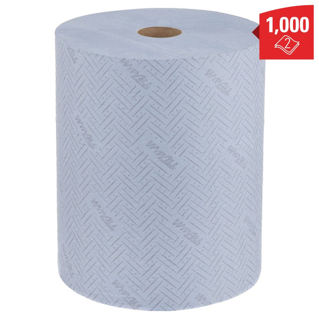 WypAll® L20 Papierwischtuch für Oberflächen - Großrolle - Extra breit / Blau - 1 Roll  x 1000 Sheets | Karton (1 Rolle)