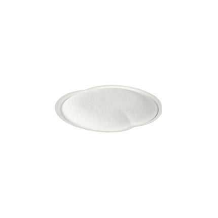 Bagasse Deckel Atlantis 500 / 900 ml  Weiß Bagasse 166x150x12 | Packung (55 Stück)