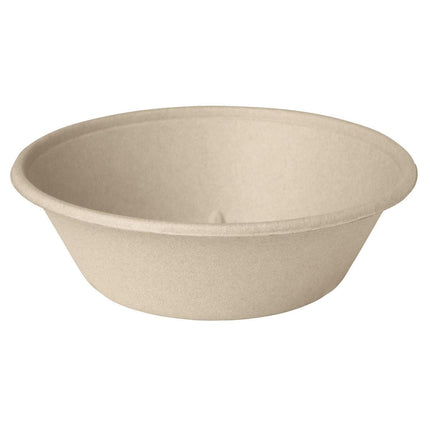 Classic Bowl 1000 ml - uncoated  Braun Bagasse 194x194x60 | Packung (40 Stück)