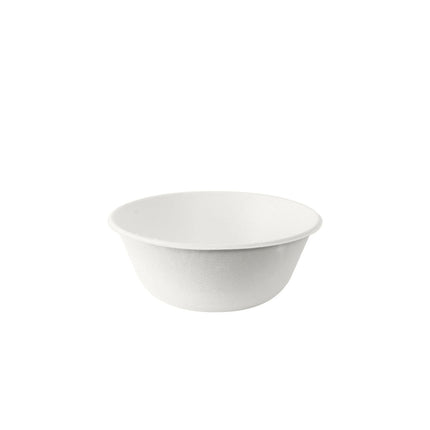 Coppa Bowl 500 ml - uncoated  Weiß Bagasse 140x140x57 | Packung (50 Stück)