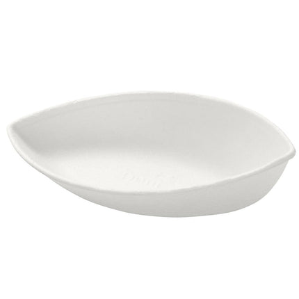 Schale Demo Folio 30 ml - uncoated  Weiß Bagasse 89x51x25 | Packung (40 Stück)
