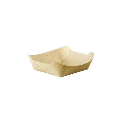 Bloom Tray Small - uncoated  Natur Graspapier 175x145x50  | Packung (500 Stück)