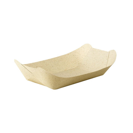 Bloom Tray Medium - uncoated  Natur Graspapier 230x140x60  | Packung (500 Stück)