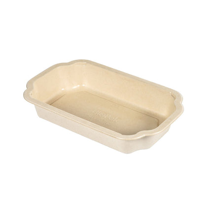 Tray Take-Away Fibre 1-comp?  Natur  Coated Bagasse 250x159x43?  | Packung (225 Stück)