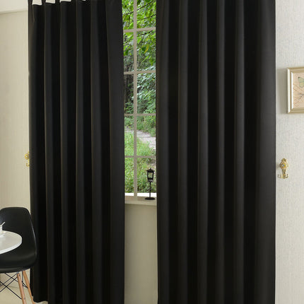 Verdunkelungsvorhag mit Schlaufen matt uni Farben aus weichfallenden blickdichten Stoff blickdicht Blackout 20610