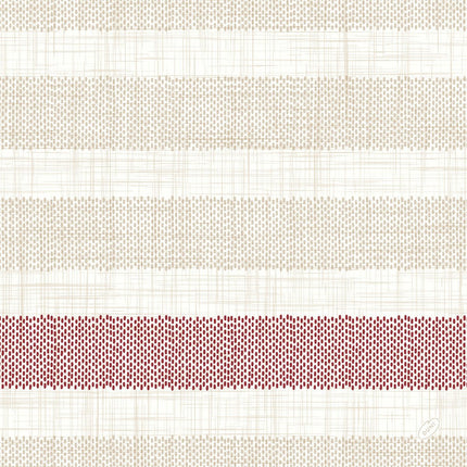 Dunilin Servietten 40x40 cm, Rigato Bordeaux - Hochwertige Tischdeko | Packung (45 Servietten)