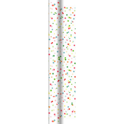 Dunicel-Rolle 40x0,90m Happy Bubbles - Bunte Tischdekoration | 1 Rolle