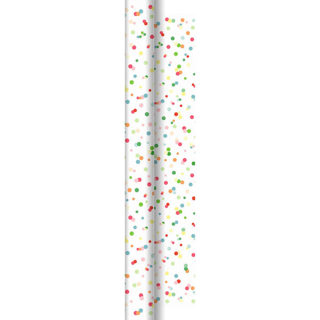 Dunicel-Rolle 40x0,90m Happy Bubbles - Bunte Tischdekoration | 1 Rolle