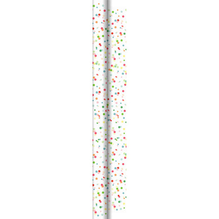 Dunicel-Rolle 40x1,18m Happy Bubbles - Bunte Tischdekoration | 1 Rolle