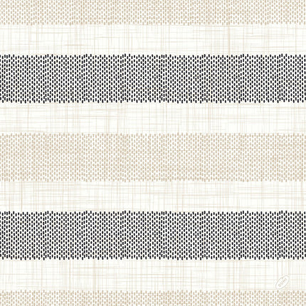 Zellt Servietten 40x40 cm Klassik Rigato schwarz  | Packung (50 Servietten)