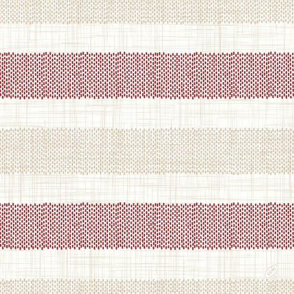 Zellt Servietten 40x40 cm Klassik Rigato bordeaux  | Packung (50 Servietten)