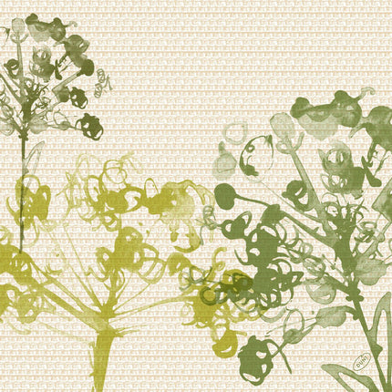 Zellt.-Serv. 40x40 Klassik Green Umbles - Hochwertige Servietten | Packung (50 Servietten)