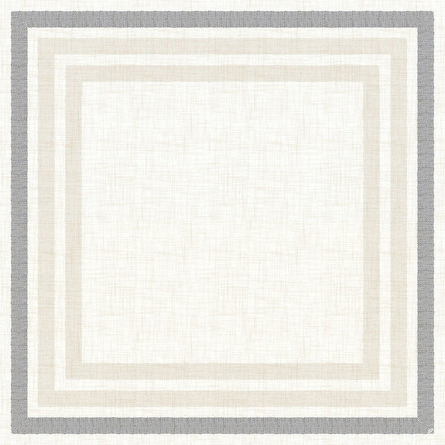 Dunicel Mitteldecke 84x84 cm, Rigato schwarz  | Packung (20 Stück)