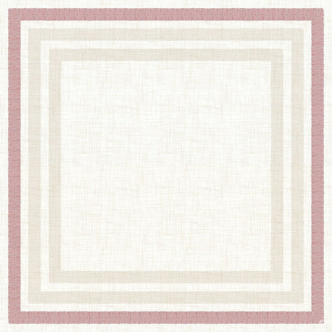 Dunicel Mitteldecke 84x84 cm Rigato bordeaux - Hochwertige Tischdeko | Packung (100 Stück)