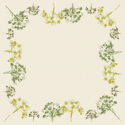 Dunicel Mitteldecke 84x84 cm, grün | Packung (20 Stück)