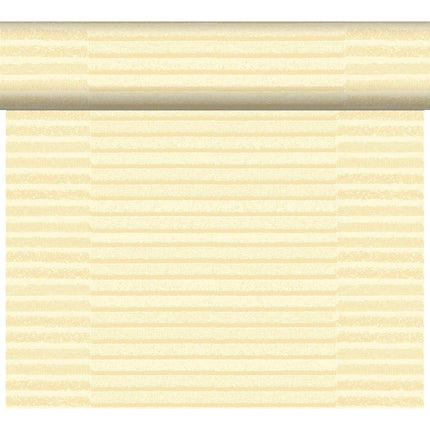DC-Tete a Tete 0,4x24m Tessuto cream - Elegantes Tischdekor | Packung (1 Stück)