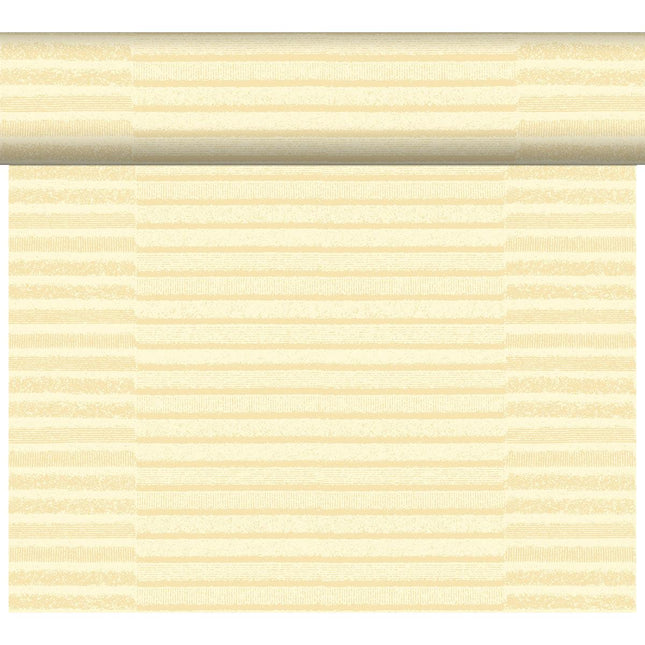 DC-Tete a Tete 0,4x24m Tessuto cream - Elegantes Tischdekor | Packung (1 Stück)