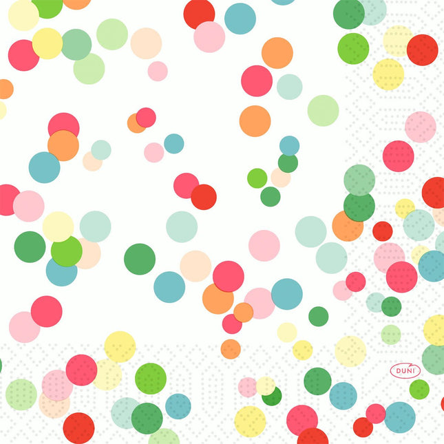 Zellt.-Servietten 33x33 cm, 3-lagig, Happy Bubbles  | Packung (50 Servietten)