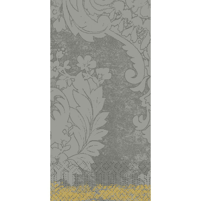 Zellt.-Serv.40x40 3lg 1/8 Royal gran.grey - Elegante Papierservietten | Packung (250 Servietten)