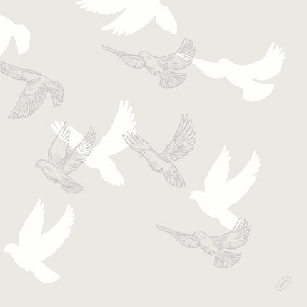 Bio-Dunisoft Servietten 40x40 cm Soft Wings - Weiche Papierservietten | Packung (60 Servietten)