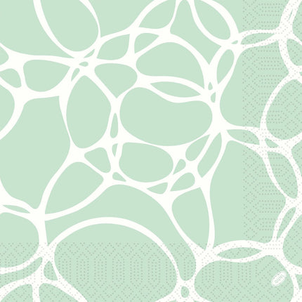 Servietten 40x40 cm 3-lagig 1/4-Falz Ocean Mint | Packung (250 Stück)