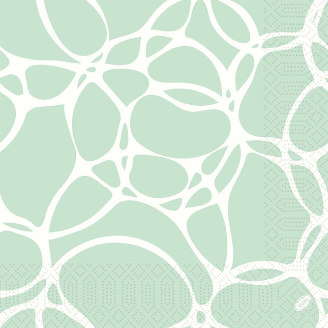 Servietten 40x40 cm 3-lagig 1/4-Falz Ocean Mint | Packung (250 Stück)