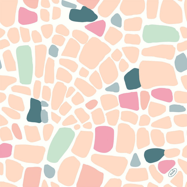 Servietten 40x40 4lg Klassik Ocean Pebbles  | Packung (50 Stück)