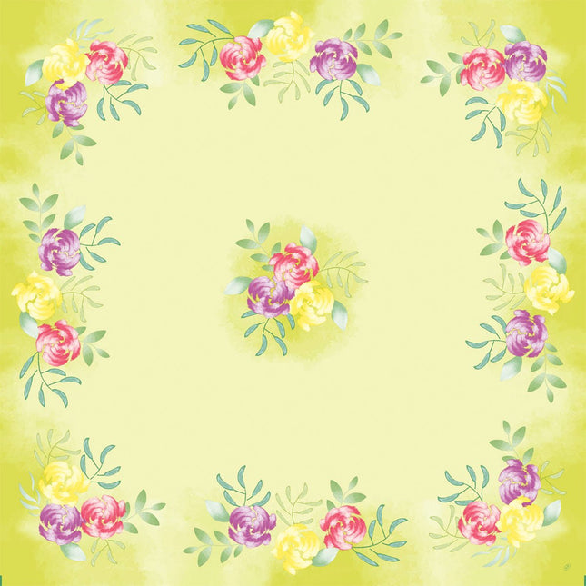 Dunicel Mitteldecke 84x84 cm Soft Tropics - Dekorative Tischdecke | Packung (20 Stück)